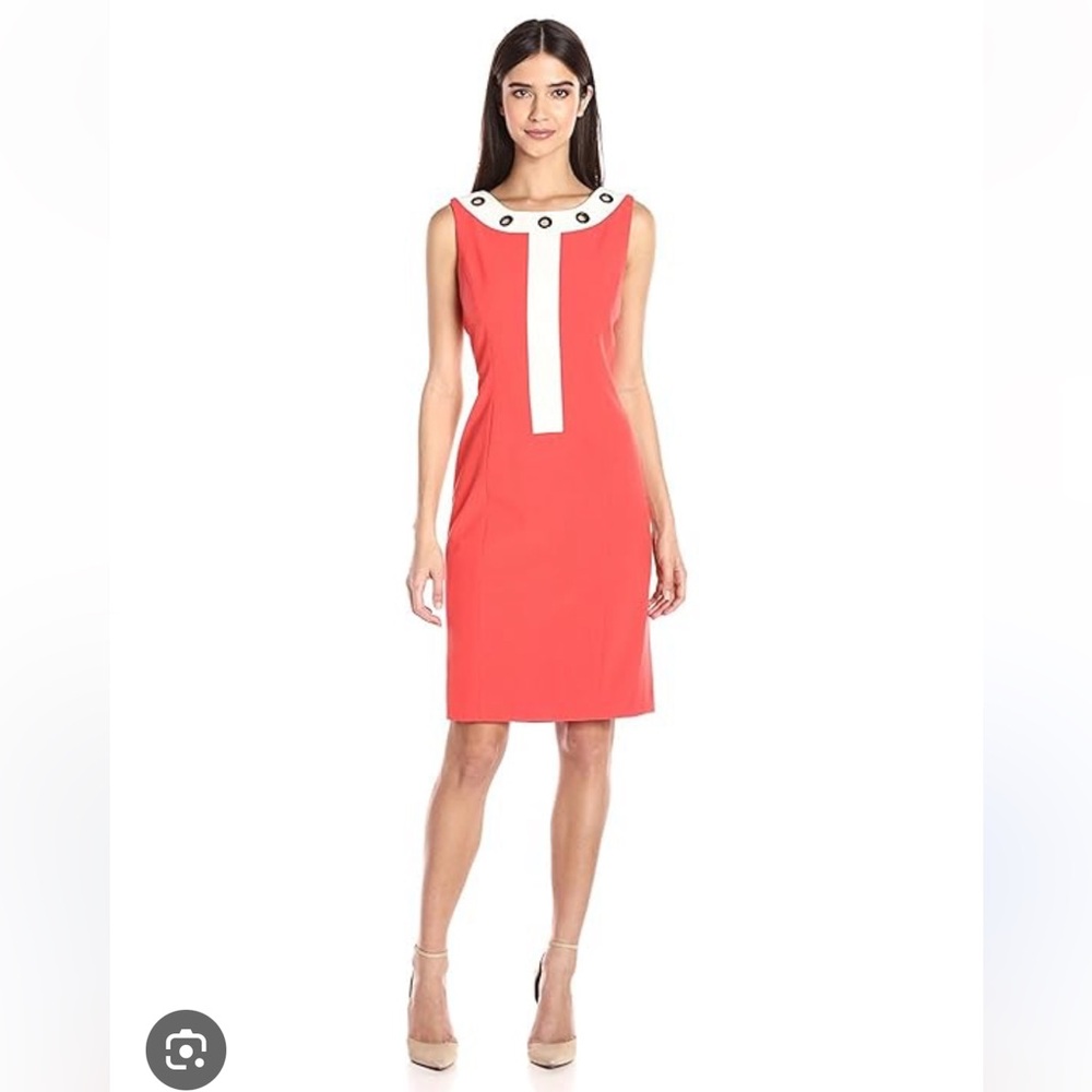 Nine West Color-block Grommet Dress NWT